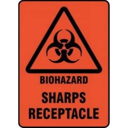 Accuform SAFETY SIGN BIOHAZARD  SHARPS MBHZ516XL MBHZ516XL